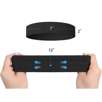 Sport Fitness Sweat Absorption Towel Rings Headbands