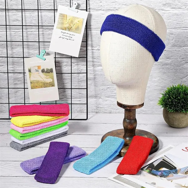 Sport Fitness Sweat Absorption Towel Rings Headbands