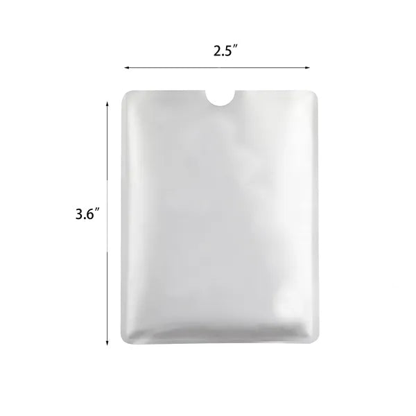 Aluminum Foil Shielded Credit Card Sleeve Anti-Scanning Thef