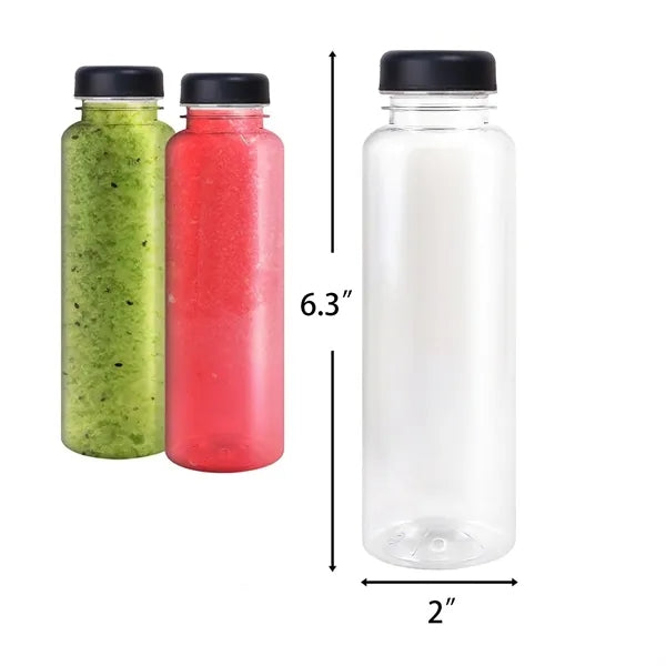 20oz Clear Plastic Drum Drinking Bottle
