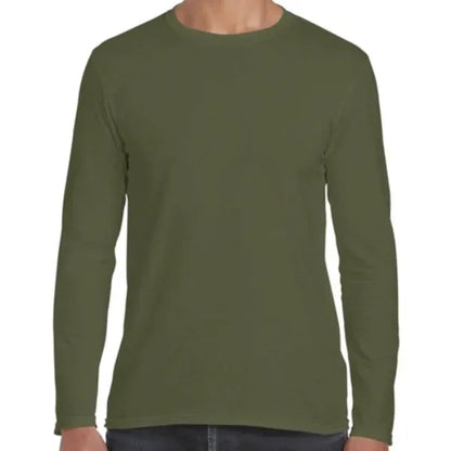 Gildan 4.5 oz 100% Preshrunk Cotton Adult Long Sleeve Tshirt