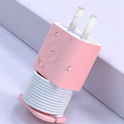 2 In 1 Silicone Charger Protector Cable Organizer