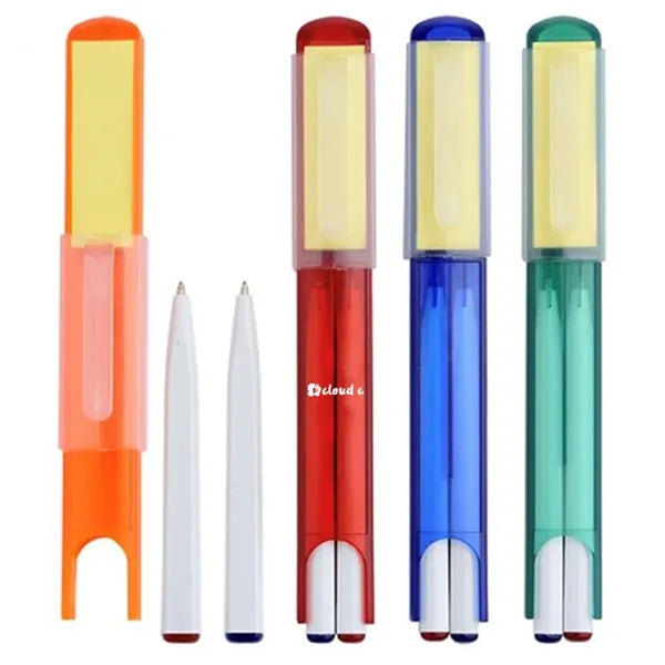 Pen With Sticky Notes