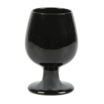 10Oz Ceramic Wine Goblet