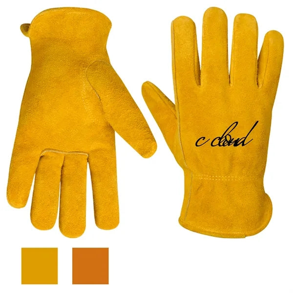 Genuine Leather Work Gloves