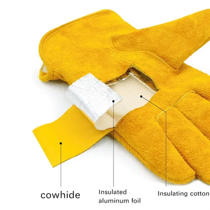 Genuine Leather Work Gloves