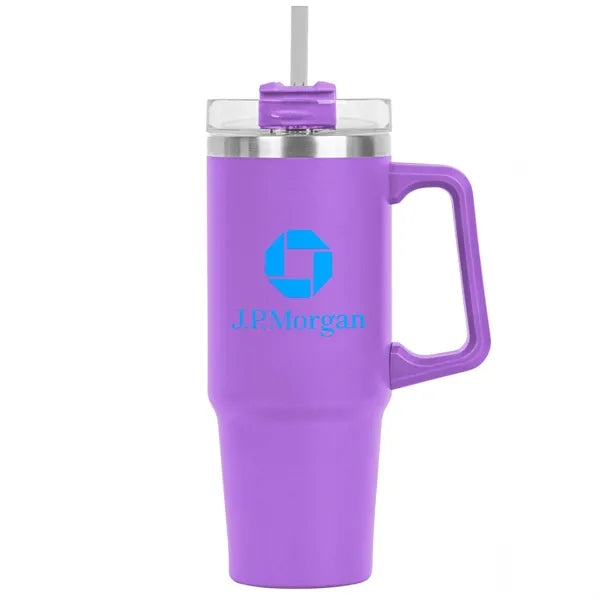 Little Hippo Mug & Straw Lid w/ Twist Closure - 30oz.