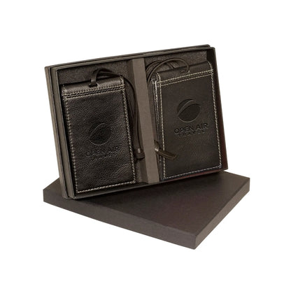 Leeman Voyager Barclay Magnetic Luggage Tag Set