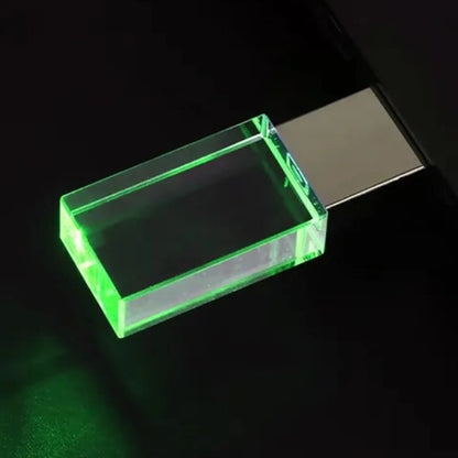 Logo Glow Crystal USB Drive