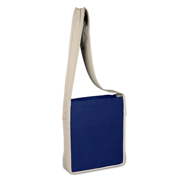 100% Cotton Canvas Colored Sling Bag