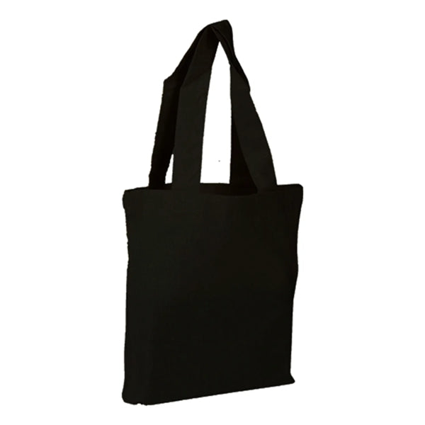 100% Cotton Canvas Sheeting Large Tote Bag W/ Mini Gusset
