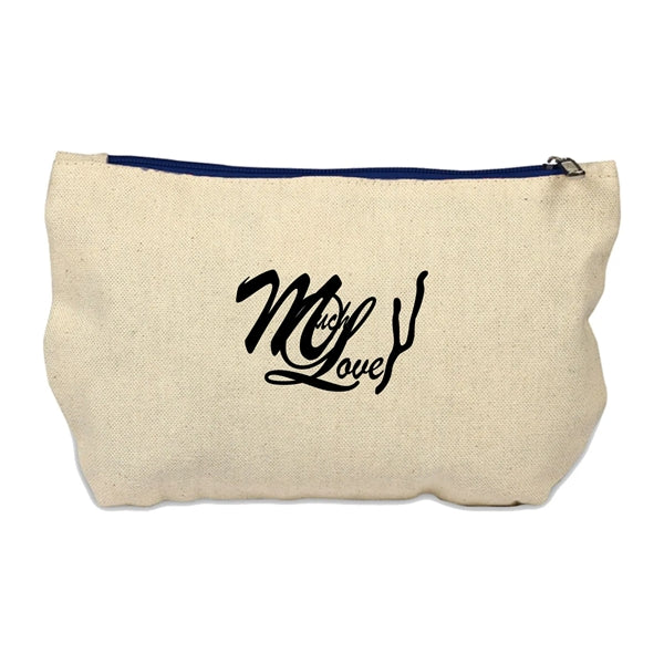100% Cotton Canvas Travel Kit/Makeup Bag