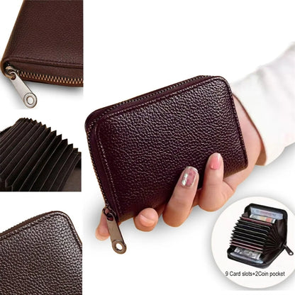 Large Capacity 9-Credit Card Slots Wallet