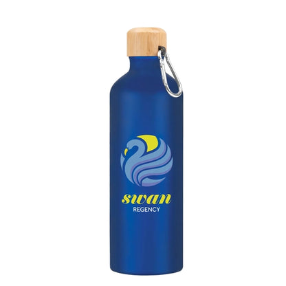25 Oz. Aluminum Tundra Bike Bottle With Bamboo Lid