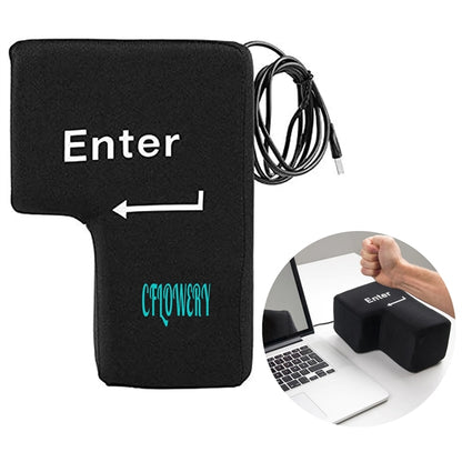 Big Enter Key Relieve Stress Plush Toy