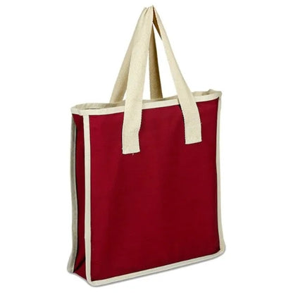 100% Cotton Canvas Colored Shopping Bag
