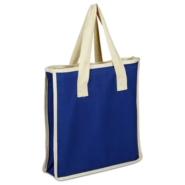 100% Cotton Canvas Colored Shopping Bag