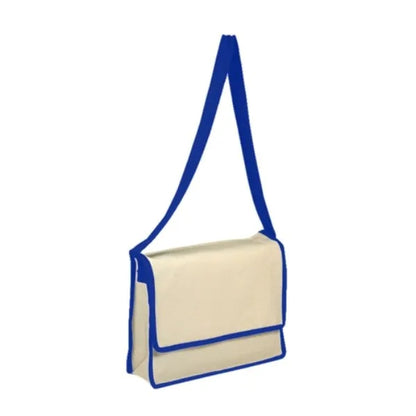 100% Cotton Canvas Massenger Bag With Flap