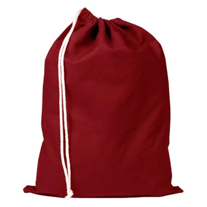 100% Cotton Sheeting Shoe Drawstring Bag