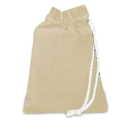 100% Cotton Sheeting Passport Drawstring Bag
