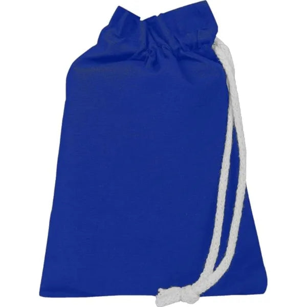 100% Cotton Sheeting Passport Drawstring Bag