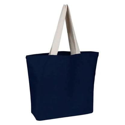 100% Cotton Canvas Colored Beach Bag
