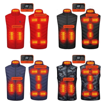 Heated Vest 9 Heating Zones