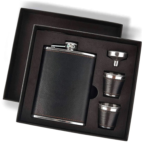 Pocket Hip Flask With Funnel Set