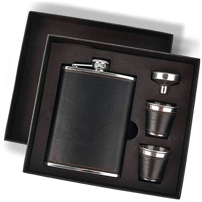 Pocket Hip Flask With Funnel Set