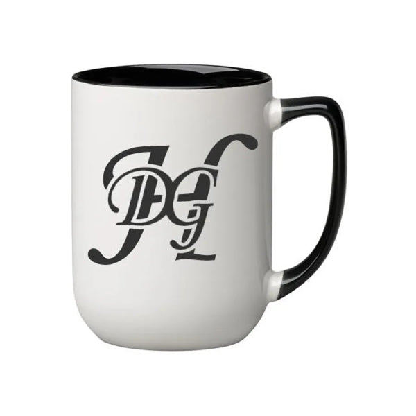 17 oz. Colored In and Handle/White Out Arlen Mug