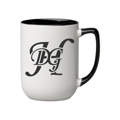 17 oz. Colored In and Handle/White Out Arlen Mug