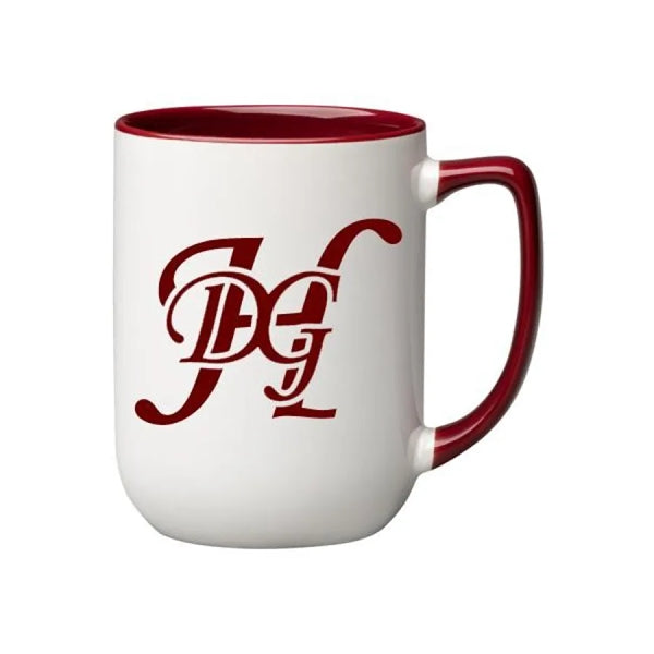 17 oz. Colored In and Handle/White Out Arlen Mug