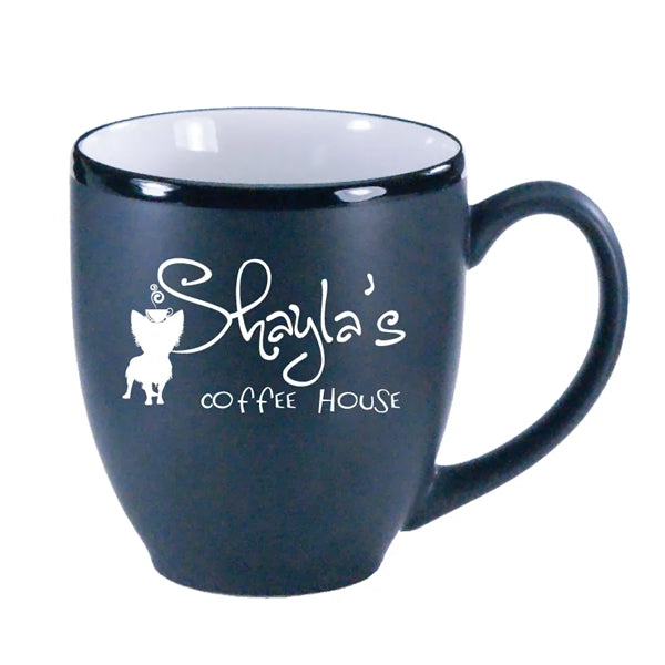 16 oz. Color In / Matte Black Out Hilo Bistro Mug