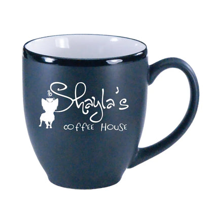 16 oz. Color In / Matte Black Out Hilo Bistro Mug