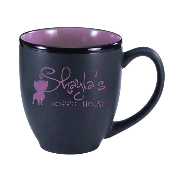 16 oz. Color In / Matte Black Out Hilo Bistro Mug