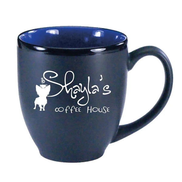 16 oz. Color In / Matte Black Out Hilo Bistro Mug