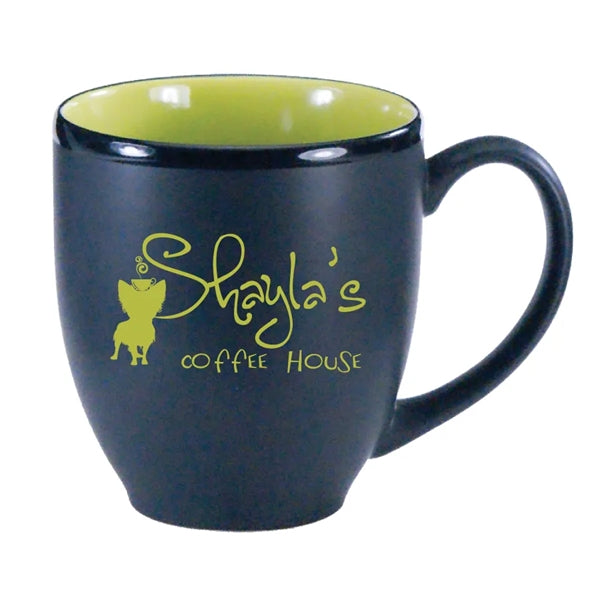 16 oz. Color In / Matte Black Out Hilo Bistro Mug