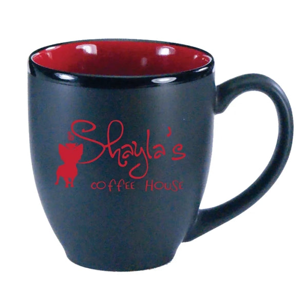 16 oz. Color In / Matte Black Out Hilo Bistro Mug