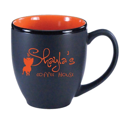 16 oz. Color In / Matte Black Out Hilo Bistro Mug