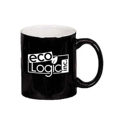 11 oz. Two Toned C Handle Mug