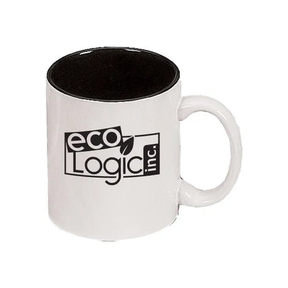 11 oz. Two Toned C Handle Mug