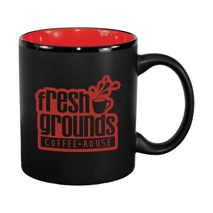 11 oz. Color In / Matte Black Out Hilo C Handle Mug