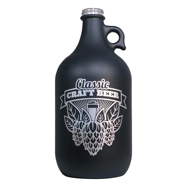 64 oz. Matte Black Growler