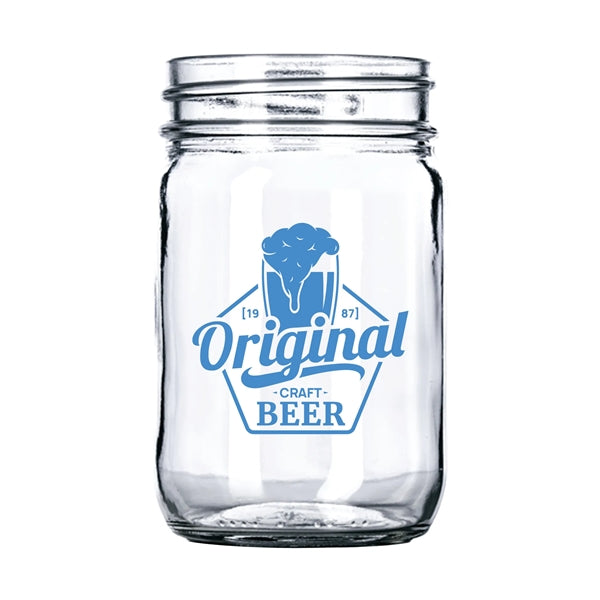 12 oz. Glass Mason Jar