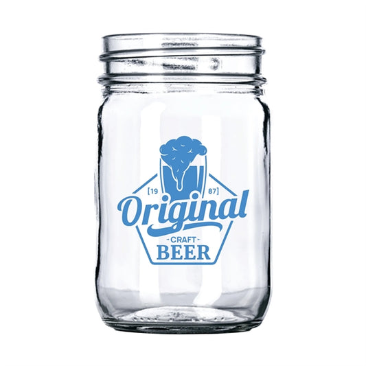12 oz. Glass Mason Jar