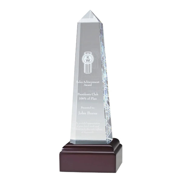 Obelisk with Wooden Base