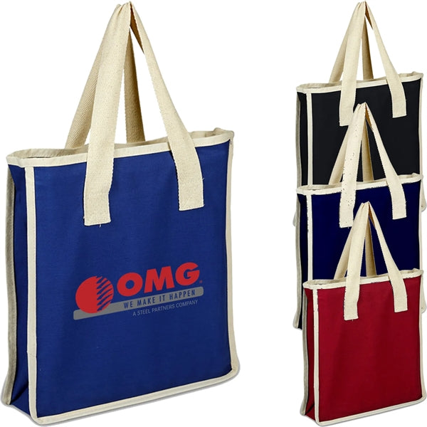 100% Cotton Canvas Colored Shopping Bag