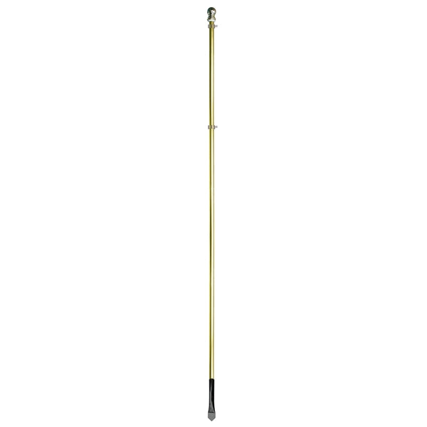 8' Gold Aluminum Display Pole