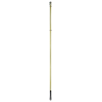 8' Gold Aluminum Display Pole