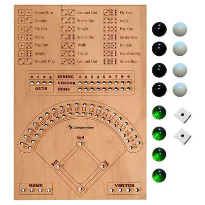 Wooden Baseball Board Game